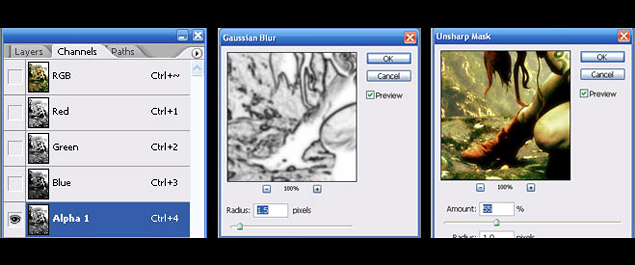 blur and mask filter