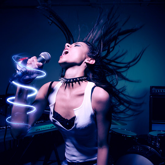 Electrifying Energy Beams photoshop effect